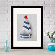 Quadro Decorativo MDF Emoldurado - Arte Multicolor 24x29cm com Moldura de Madeira 2cm