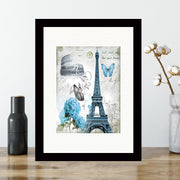 Quadro Decorativo MDF Emoldurado - Arte Multicolor 24x29cm com Moldura de Madeira 2cm