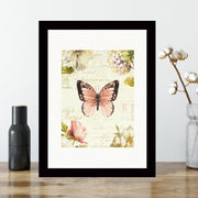 Quadro Decorativo MDF Emoldurado - Arte Multicolor 24x29cm com Moldura de Madeira 2cm