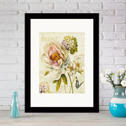 Quadro Decorativo MDF Emoldurado - Arte Multicolor 24x29cm com Moldura de Madeira 2cm