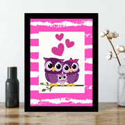 Quadro Decorativo MDF Emoldurado - Arte Multicolor 24x29cm com Moldura de Madeira 2cm