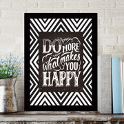 Quadro Decorativo MDF Emoldurado - Arte Multicolor 24x29cm com Moldura de Madeira 2cm