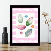 Quadro Decorativo MDF Emoldurado - Arte Multicolor 24x29cm com Moldura de Madeira 2cm