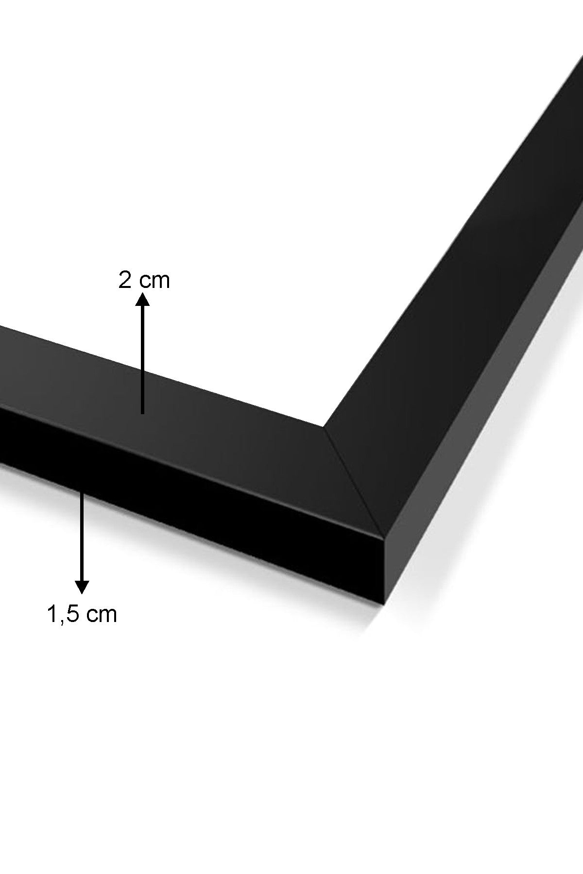 Quadro Decorativo MDF Emoldurado - Arte Multicolor 24x29cm com Moldura de Madeira 2cm