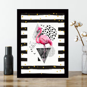 Quadro Decorativo MDF Emoldurado - Arte Multicolor 24x29cm com Moldura de Madeira 2cm