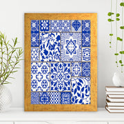 Quadro Decorativo MDF Emoldurado - Arte Multicolor 24x29cm com Moldura de Madeira 2cm