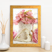 Quadro Decorativo MDF Emoldurado - Arte Multicolor 24x29cm com Moldura de Madeira 2cm