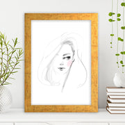 Quadro Decorativo MDF Emoldurado - Arte Multicolor 24x29cm com Moldura de Madeira 2cm