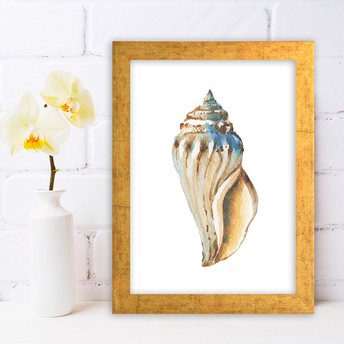 Quadro Decorativo MDF Emoldurado - Arte Multicolor 24x29cm com Moldura de Madeira 2cm