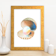 Quadro Decorativo MDF Emoldurado - Arte Multicolor 24x29cm com Moldura de Madeira 2cm