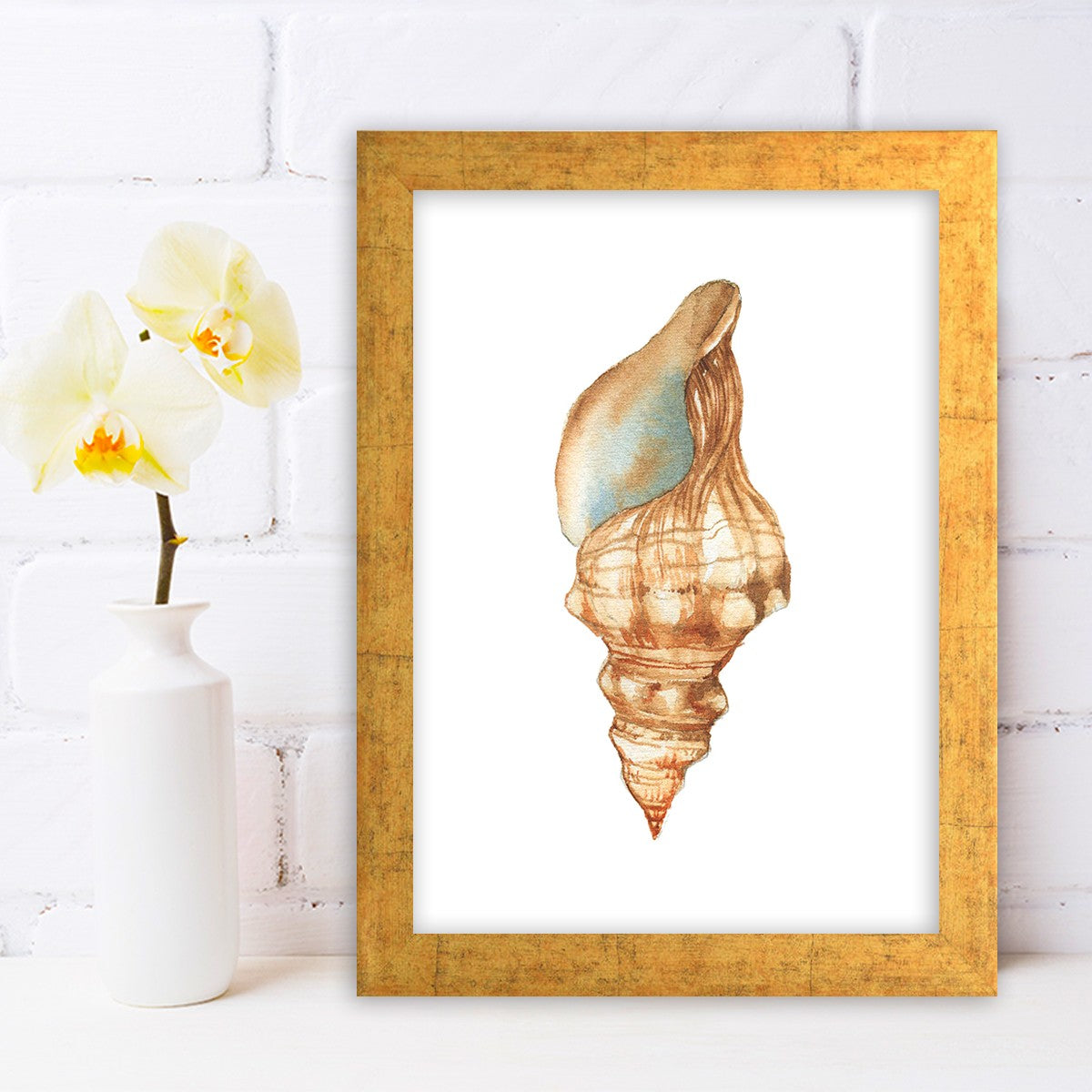 Quadro Decorativo MDF Emoldurado - Arte Multicolor 24x29cm com Moldura de Madeira 2cm