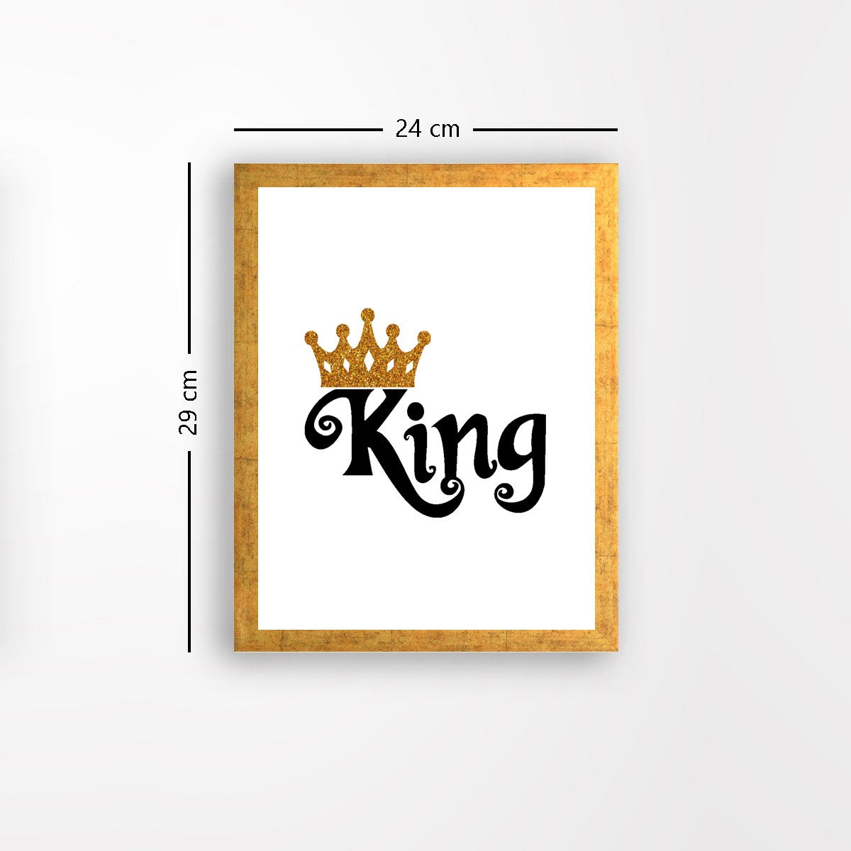 Quadro Decorativo MDF Emoldurado - Arte Multicolor 24x29cm com Moldura de Madeira 2cm