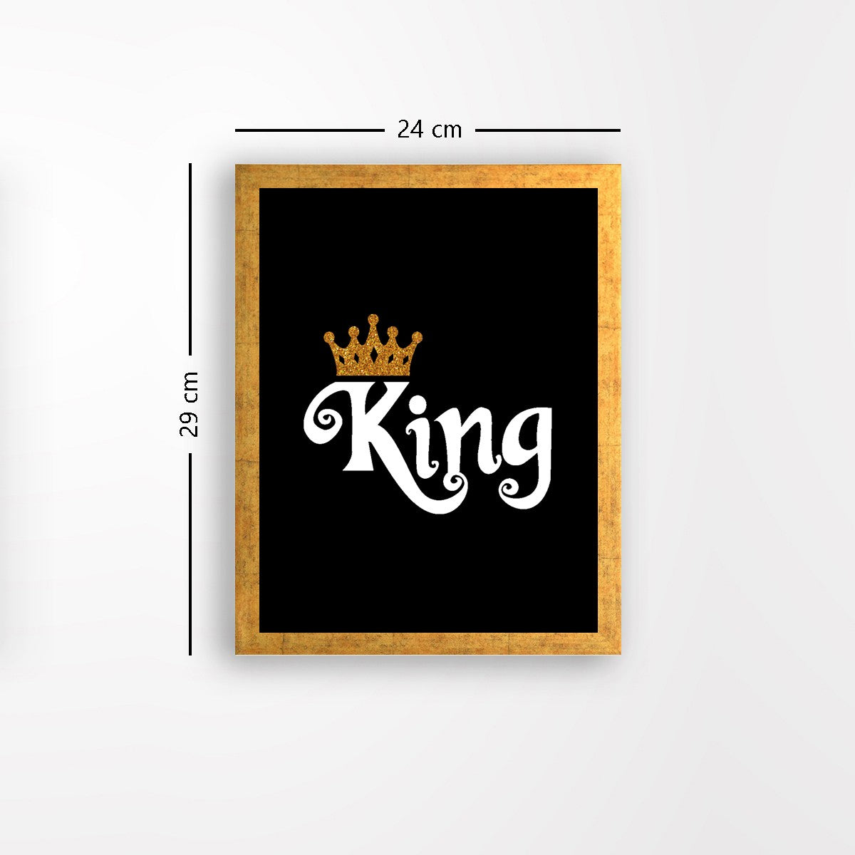 Quadro Decorativo MDF Emoldurado - Arte Multicolor 24x29cm com Moldura de Madeira 2cm