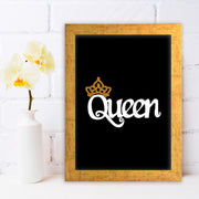 Quadro Decorativo MDF Emoldurado - Arte Multicolor 24x29cm com Moldura de Madeira 2cm