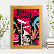 Quadro Decorativo MDF Emoldurado - Arte Multicolor 24x29cm com Moldura de Madeira 2cm