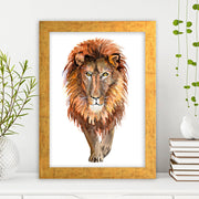 Quadro Decorativo MDF Emoldurado - Arte Multicolor 24x29cm com Moldura de Madeira 2cm