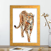 Quadro Decorativo MDF Emoldurado - Arte Multicolor 24x29cm com Moldura de Madeira 2cm