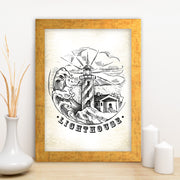 Quadro Decorativo MDF Emoldurado - Arte Multicolor 24x29cm com Moldura de Madeira 2cm