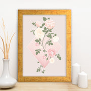 Quadro Decorativo MDF Emoldurado - Arte Multicolor 24x29cm com Moldura de Madeira 2cm