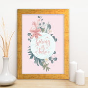 Quadro Decorativo MDF Emoldurado - Arte Multicolor 24x29cm com Moldura de Madeira 2cm