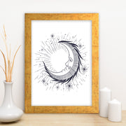 Quadro Decorativo MDF Emoldurado - Arte Multicolor 24x29cm com Moldura de Madeira 2cm