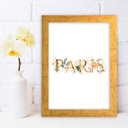 Quadro Decorativo MDF Emoldurado - Arte Multicolor 24x29cm com Moldura de Madeira 2cm