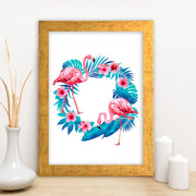 Quadro Decorativo MDF Emoldurado - Arte Multicolor 24x29cm com Moldura de Madeira 2cm