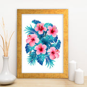 Quadro Decorativo MDF Emoldurado - Arte Multicolor 24x29cm com Moldura de Madeira 2cm