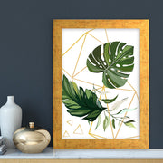 Quadro Decorativo MDF Emoldurado - Arte Multicolor 24x29cm com Moldura de Madeira 2cm