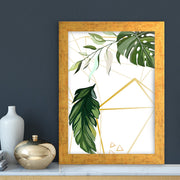 Quadro Decorativo MDF Emoldurado - Arte Multicolor 24x29cm com Moldura de Madeira 2cm