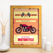 Quadro Decorativo MDF Emoldurado - Arte Multicolor 24x29cm com Moldura de Madeira 2cm