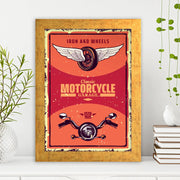 Quadro Decorativo MDF Emoldurado - Arte Multicolor 24x29cm com Moldura de Madeira 2cm