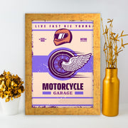 Quadro Decorativo MDF Emoldurado - Arte Multicolor 24x29cm com Moldura de Madeira 2cm