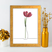 Quadro Decorativo MDF Emoldurado - Arte Multicolor 24x29cm com Moldura de Madeira 2cm