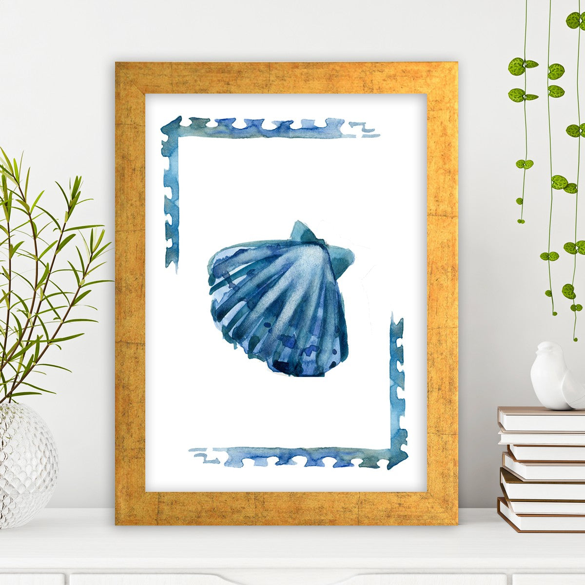 Quadro Decorativo MDF Emoldurado - Arte Multicolor 24x29cm com Moldura de Madeira 2cm