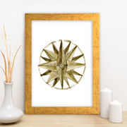 Quadro Decorativo MDF Emoldurado - Arte Multicolor 24x29cm com Moldura de Madeira 2cm