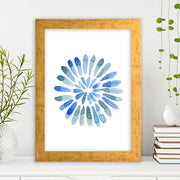 Quadro Decorativo MDF Emoldurado - Arte Multicolor 24x29cm com Moldura de Madeira 2cm