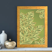 Quadro Decorativo MDF Emoldurado - Arte Multicolor 24x29cm com Moldura de Madeira 2cm