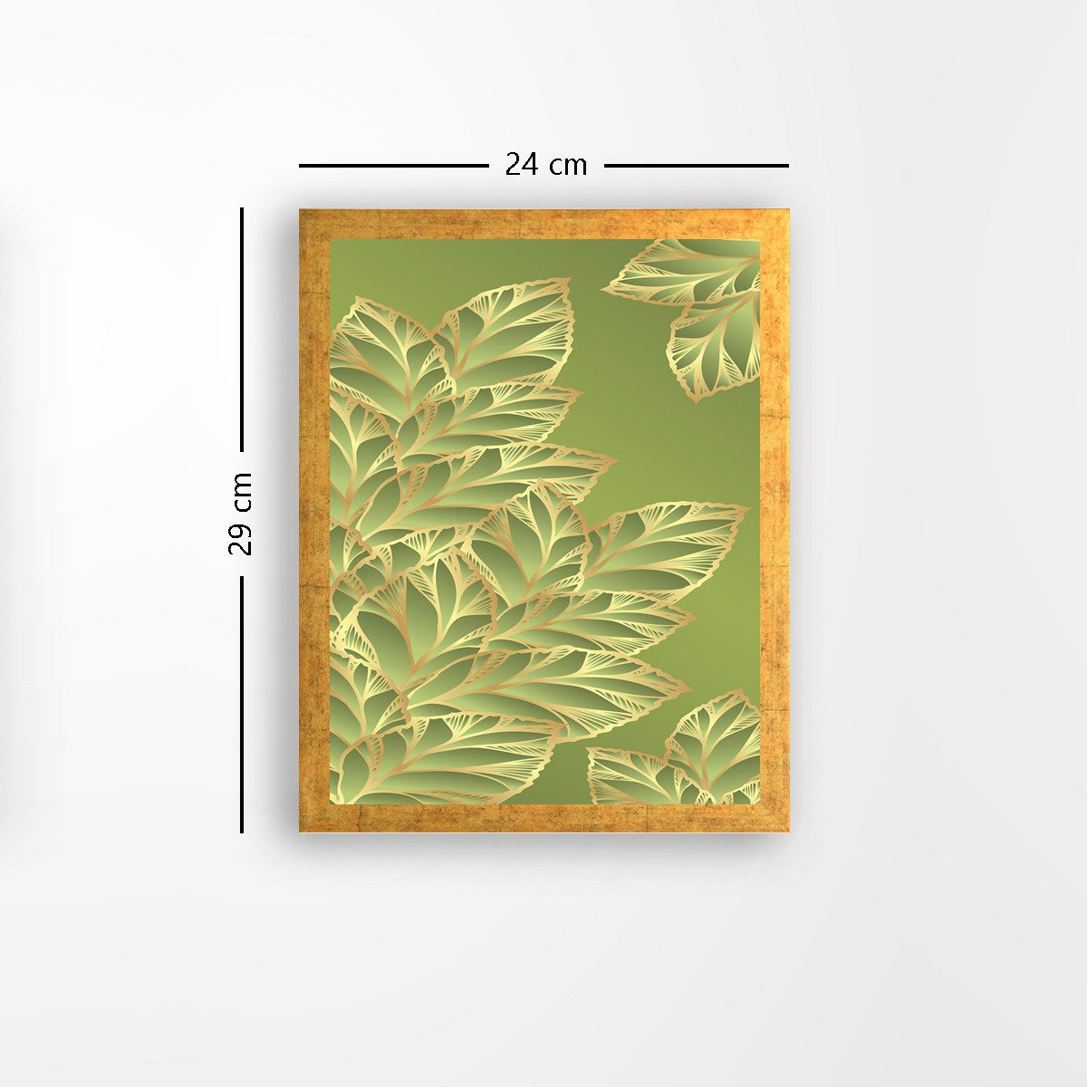 Quadro Decorativo MDF Emoldurado - Arte Multicolor 24x29cm com Moldura de Madeira 2cm