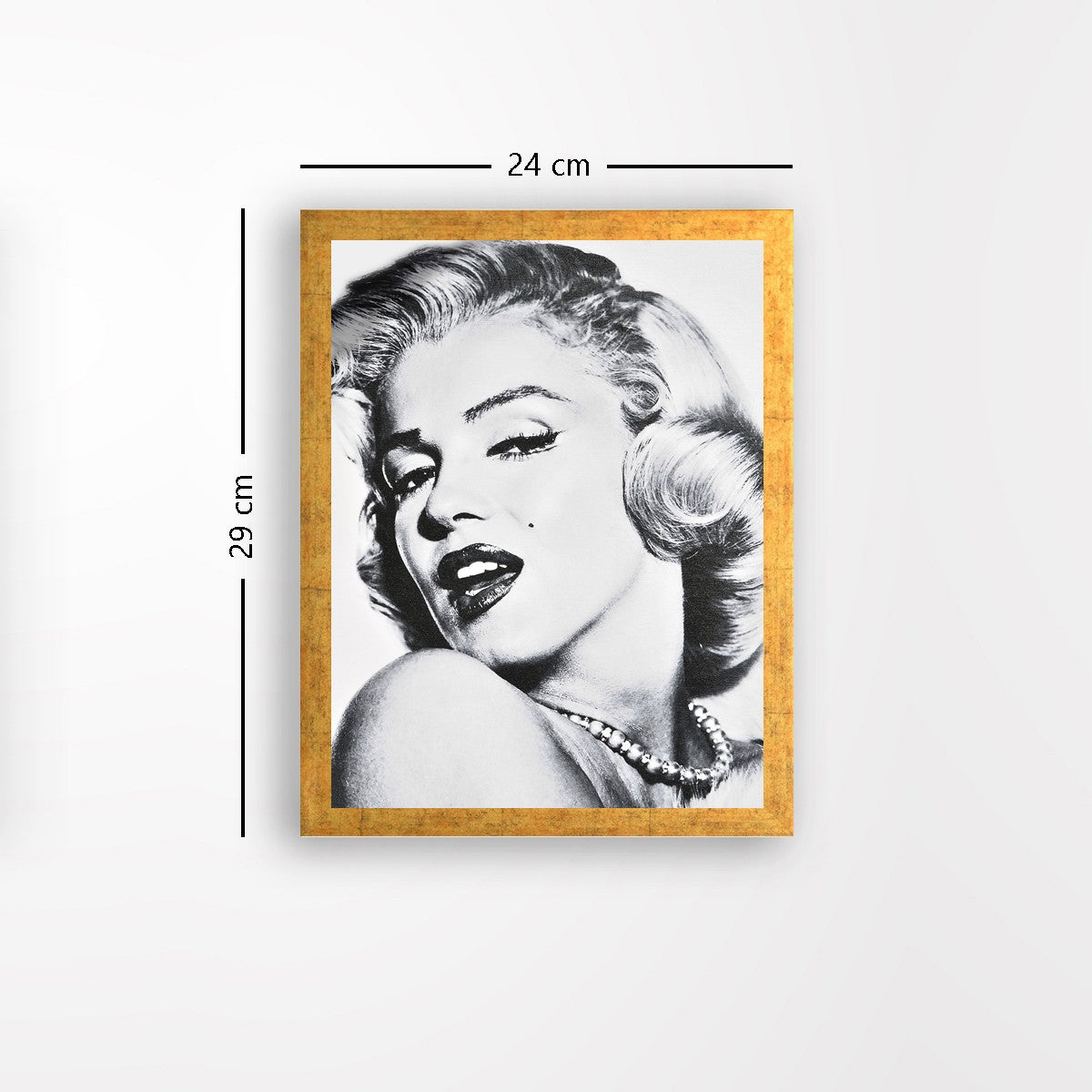 Quadro Decorativo MDF Emoldurado - Arte Multicolor 24x29cm com Moldura de Madeira 2cm