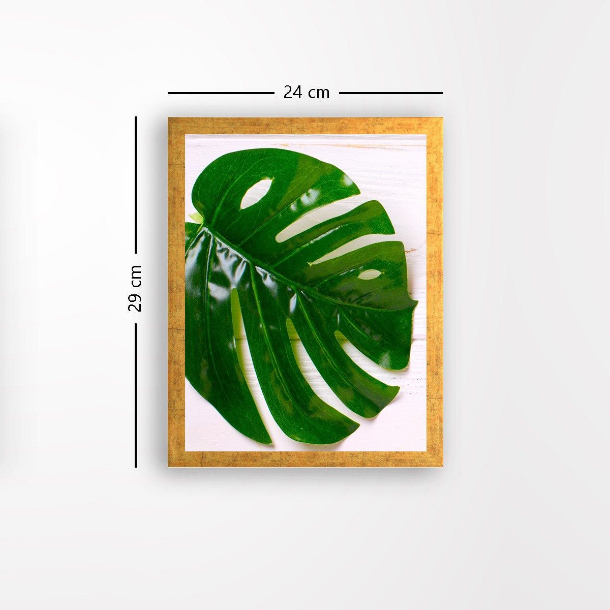 Quadro Decorativo MDF Emoldurado - Arte Multicolor 24x29cm com Moldura de Madeira 2cm