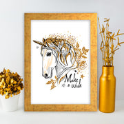 Quadro Decorativo MDF Emoldurado - Arte Multicolor 24x29cm com Moldura de Madeira 2cm