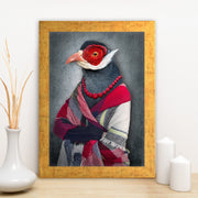 Quadro Decorativo MDF Emoldurado - Arte Multicolor 24x29cm com Moldura de Madeira 2cm