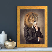 Quadro Decorativo MDF Emoldurado - Arte Multicolor 24x29cm com Moldura de Madeira 2cm