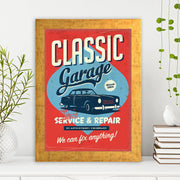 Quadro Decorativo MDF Emoldurado - Arte Multicolor 24x29cm com Moldura de Madeira 2cm