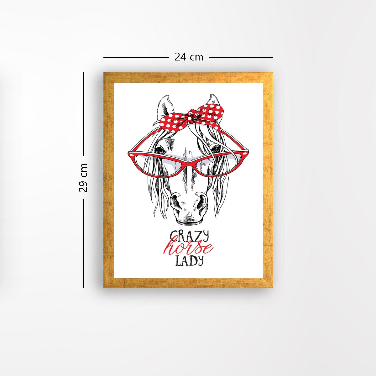 Quadro Decorativo MDF Emoldurado - Arte Multicolor 24x29cm com Moldura de Madeira 2cm