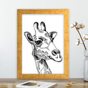 Quadro Decorativo MDF Emoldurado - Arte Multicolor 24x29cm com Moldura de Madeira 2cm