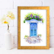 Quadro Decorativo MDF Emoldurado - Arte Multicolor 24x29cm com Moldura de Madeira 2cm