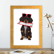 Quadro Decorativo MDF Emoldurado - Arte Multicolor 24x29cm com Moldura de Madeira 2cm