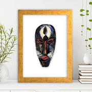 Quadro Decorativo MDF Emoldurado - Arte Multicolor 24x29cm com Moldura de Madeira 2cm